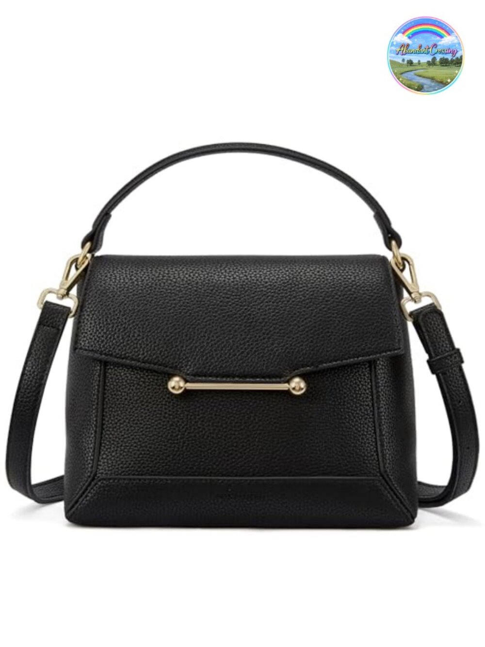 BOSTANTEN Vegan Leather Crossbody Purse Magnetic Flap Adjustable Strap